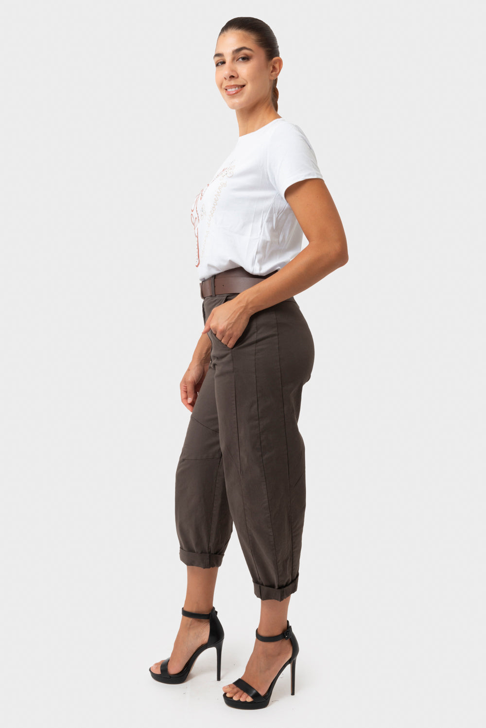Pantalone Mocha mousse MATISS - BLR-PN-A7392-G1