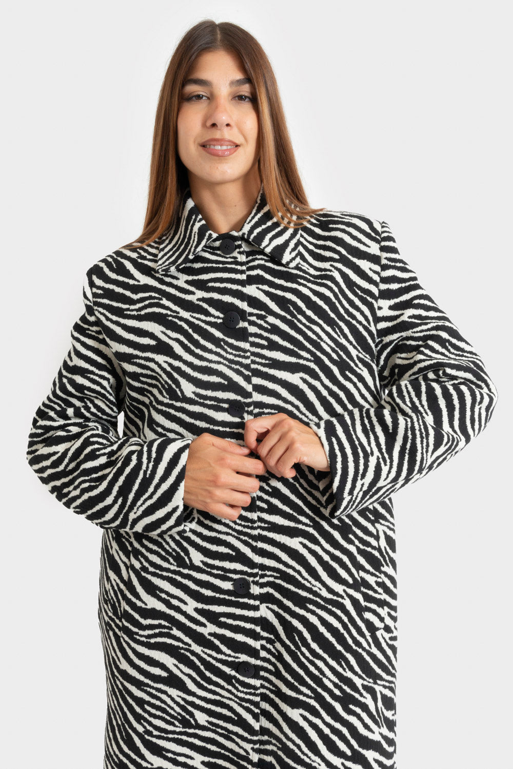 Cappotto Bianco nero MATISS - LMN-CP-LD3341