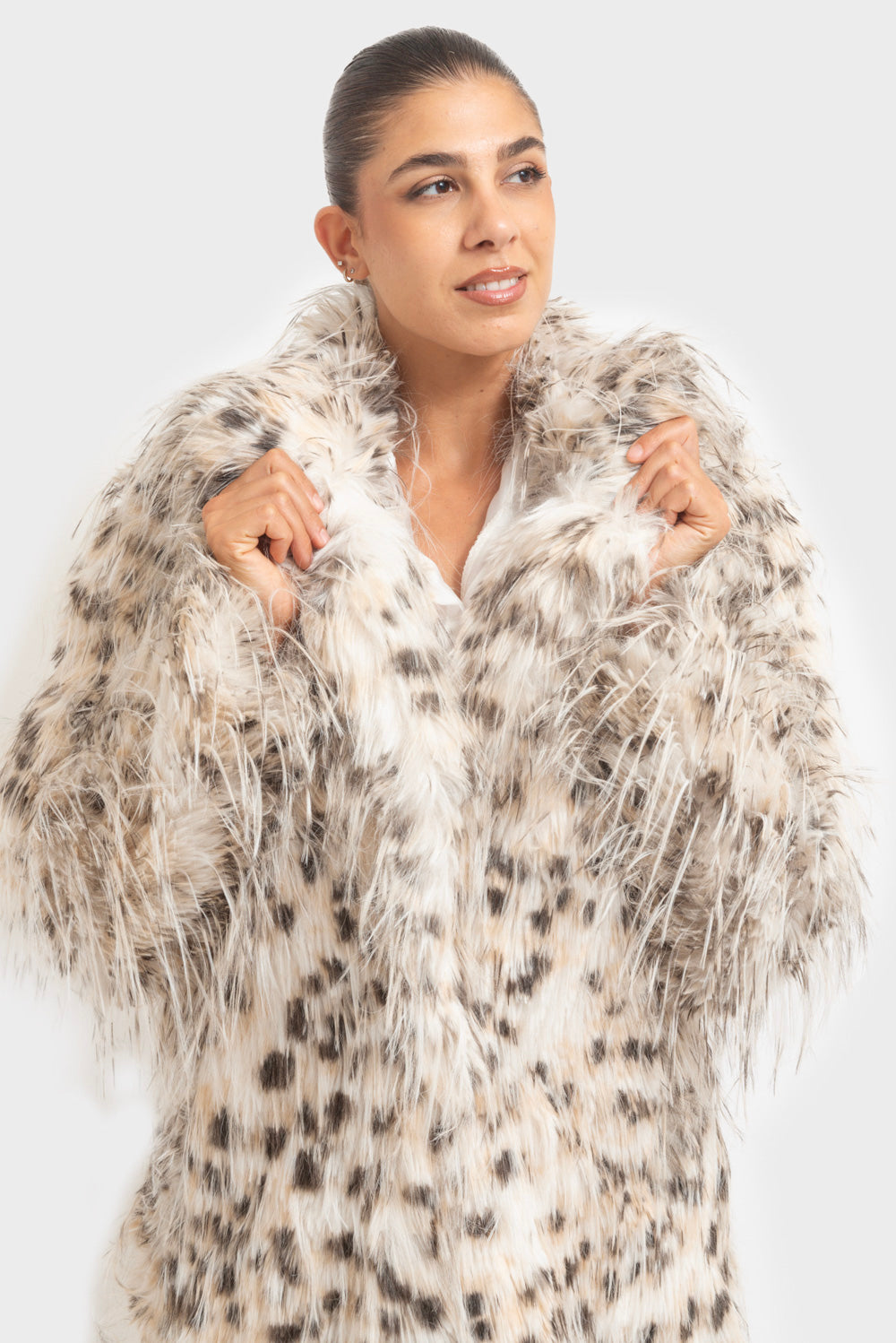 Cappotto Bianco-nero MATISS - BLR-CP-DL30054