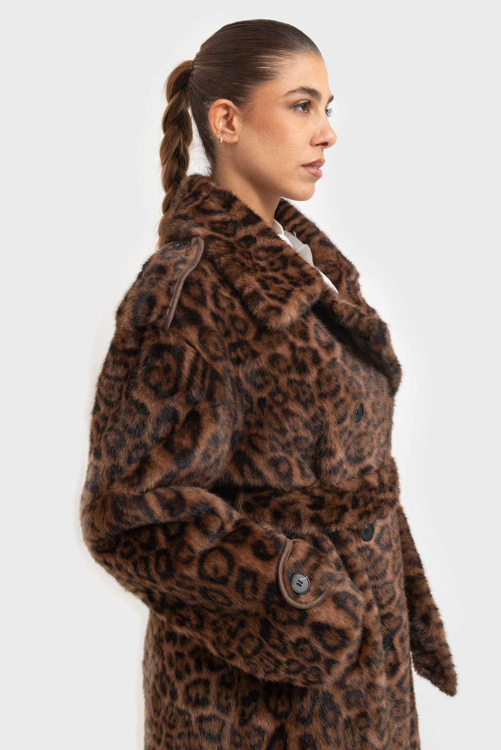 Cappotto Brown-nero MATISS - BLR-CP-DL30053