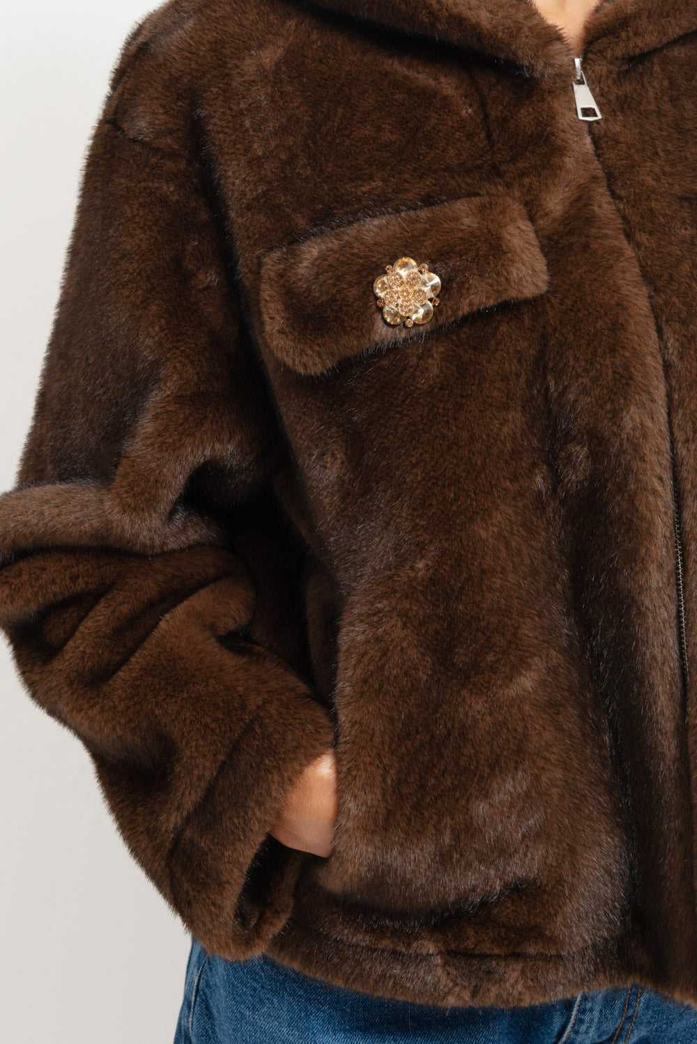 Giubbino Cacao MATISS - BLR-GB-30078