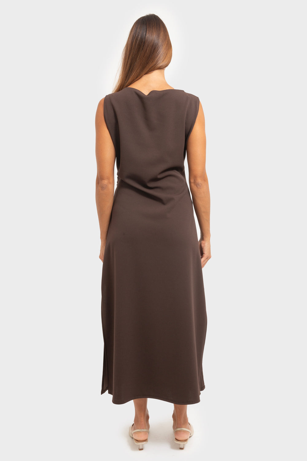 Abito Mocha mousse MATISS - JWK-AB-69225SM