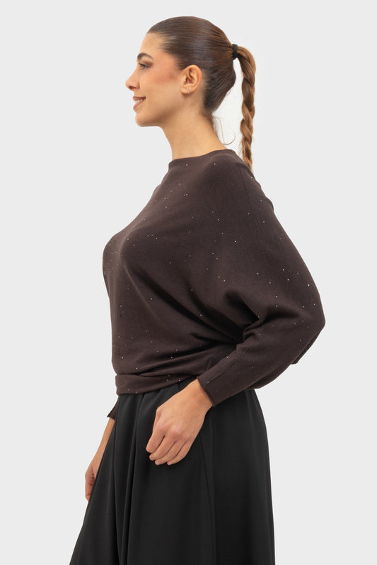 Maglia Mocha mousse MATISS O - BNC-MG-25537