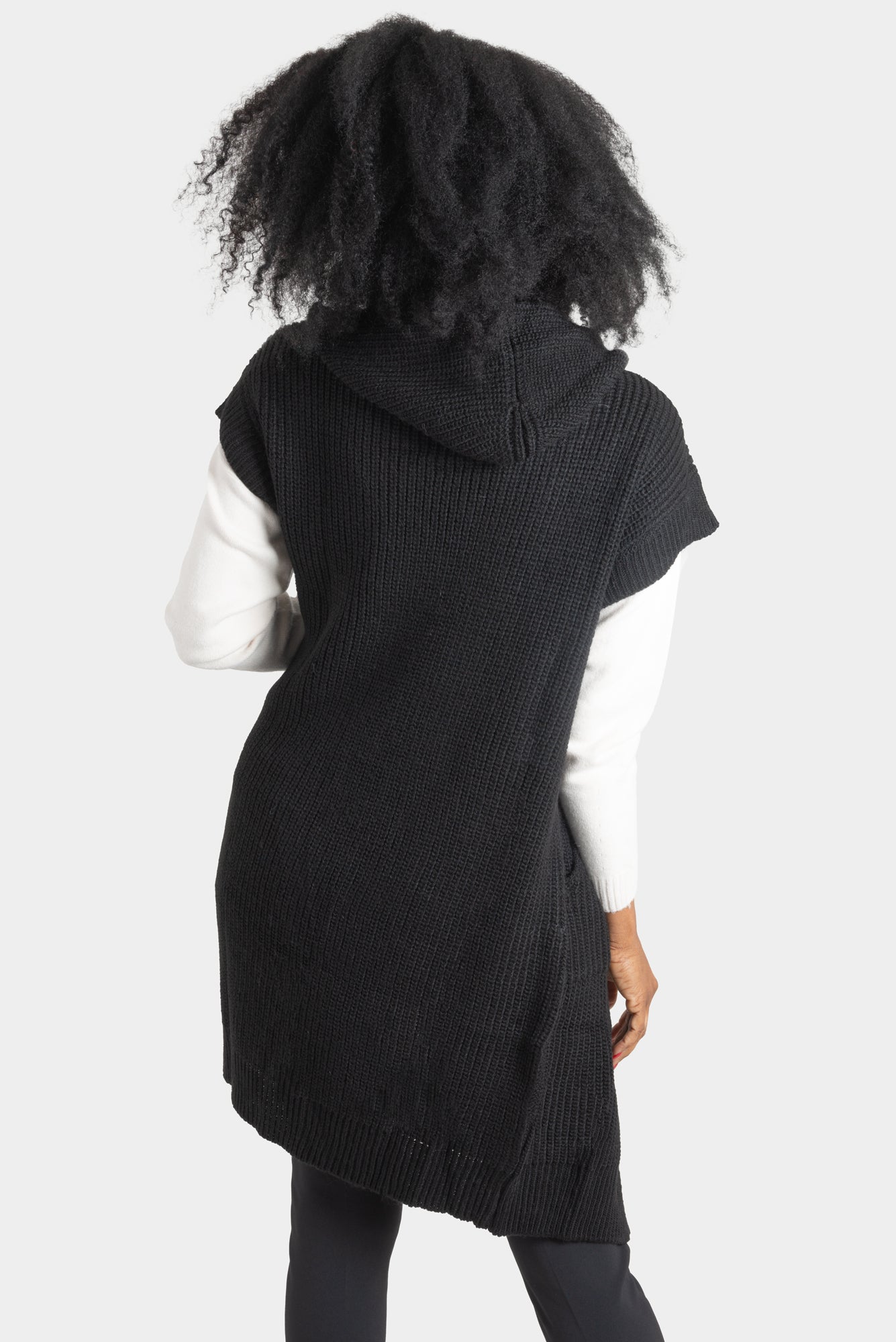 Gilet Nero OPIUM Milano - MGI-MG-AI21155