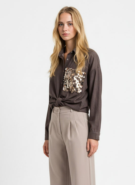Camicia Cacao MATISS O