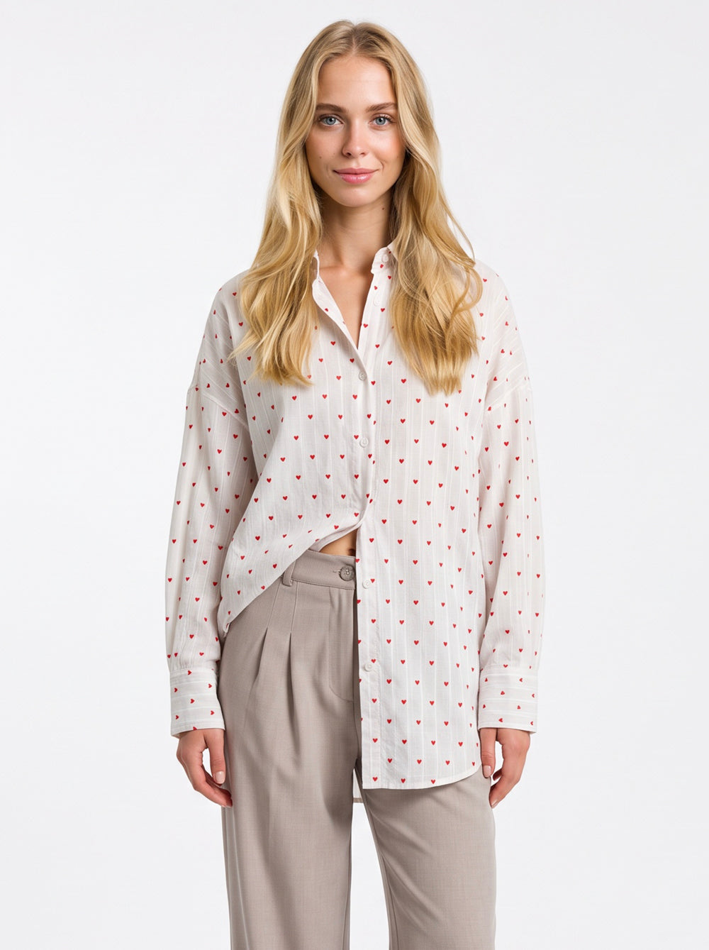 Camicia Celeste-rosso MATISS O