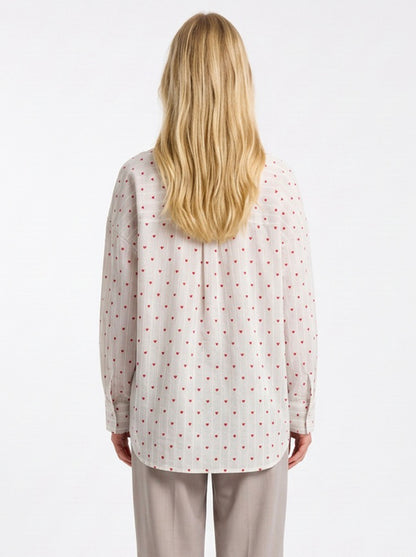Camicia Celeste-rosso MATISS O