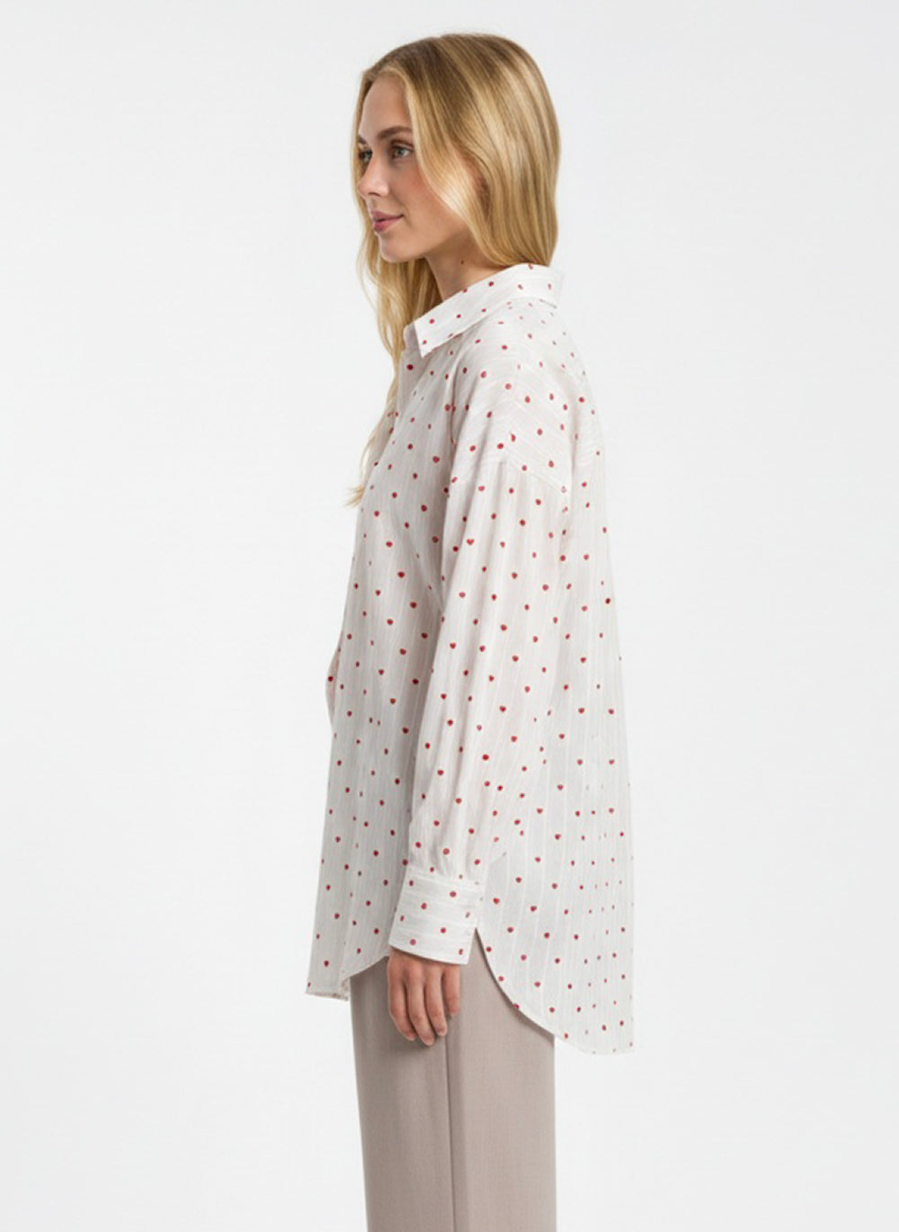 Camicia Celeste-rosso MATISS O
