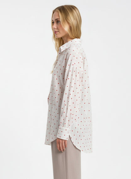 Camicia Celeste-rosso MATISS O