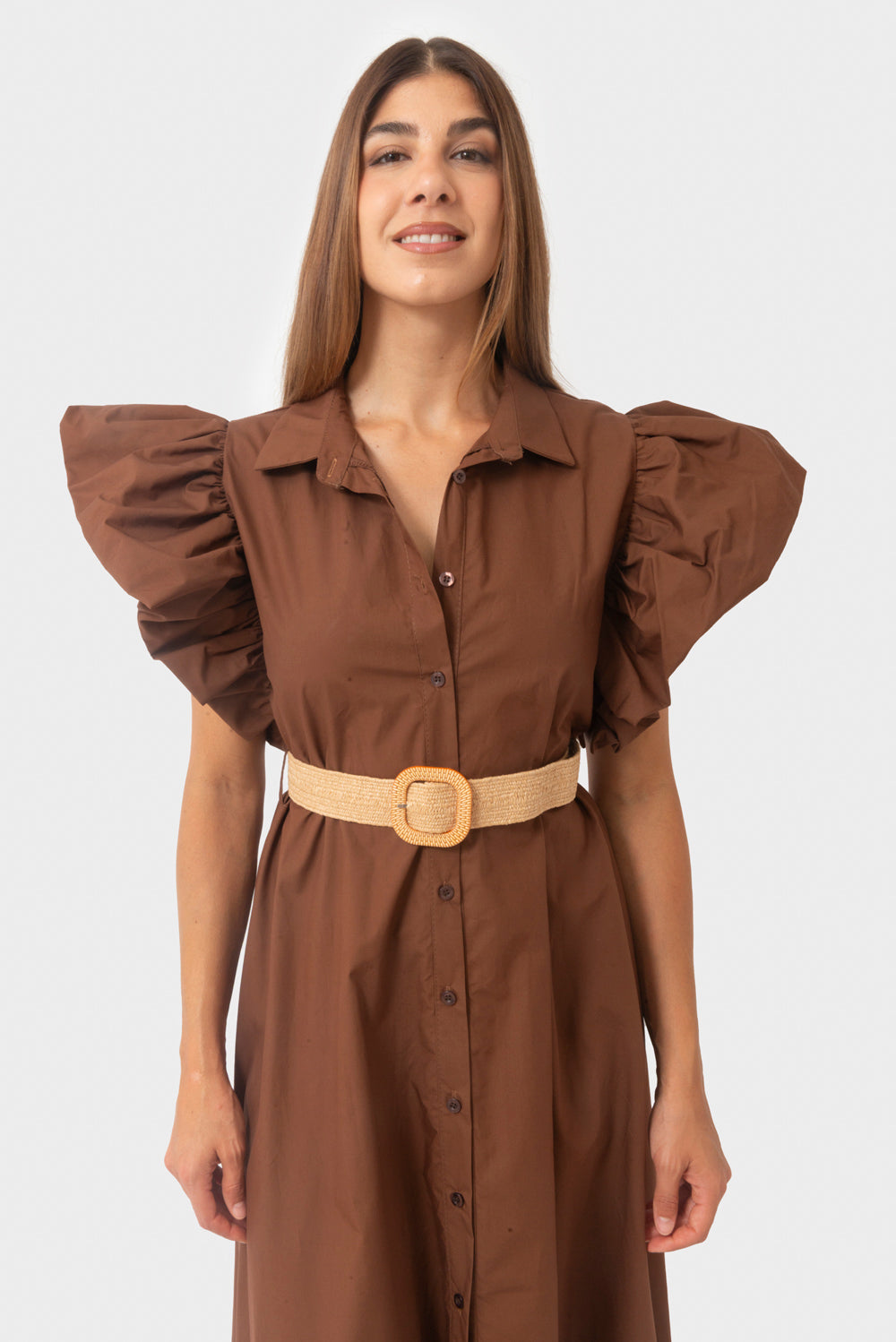 Abito Mocha mousse MATISS - BLR-AB-A3239-C3