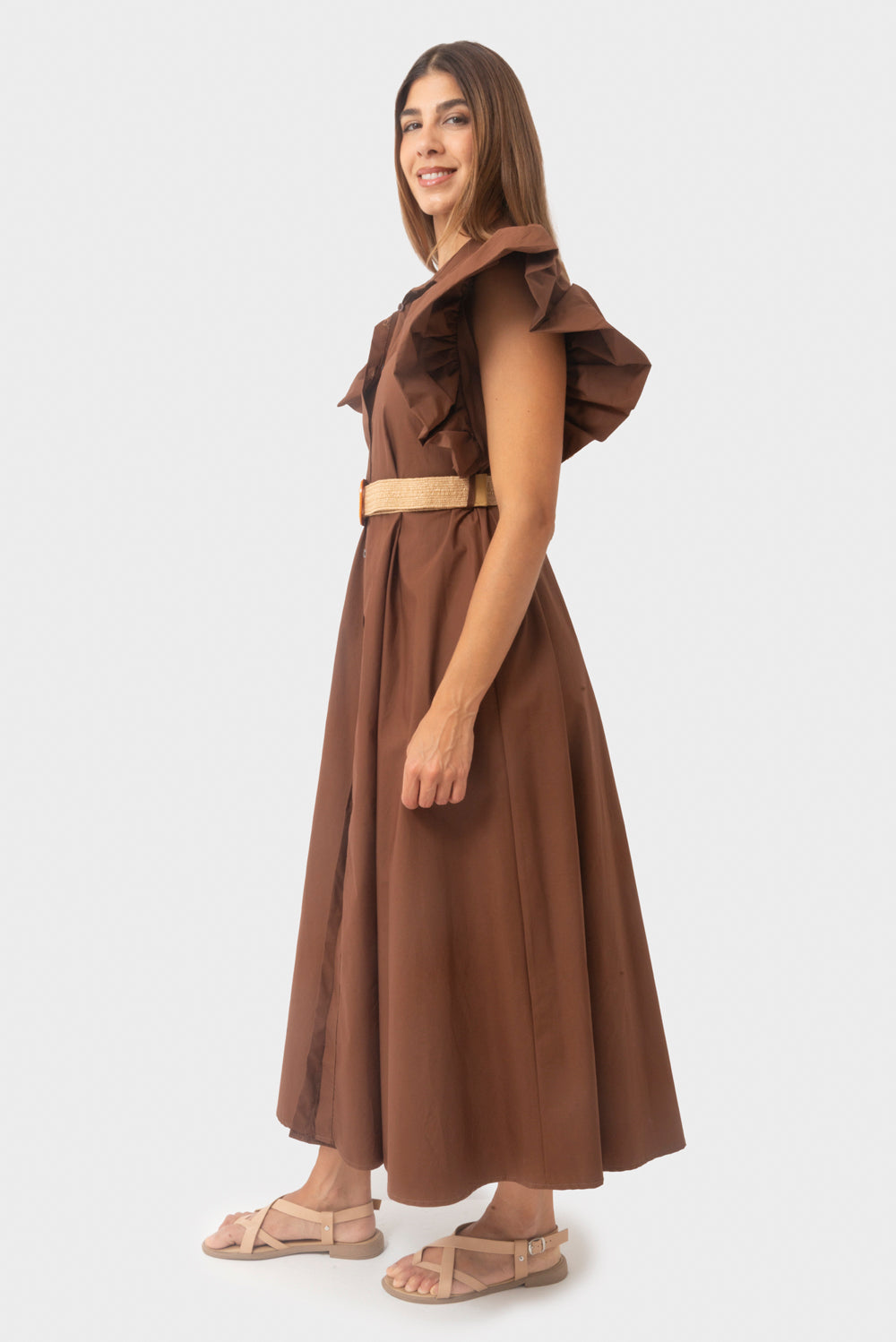 Abito Mocha mousse MATISS - BLR-AB-A3239-C3