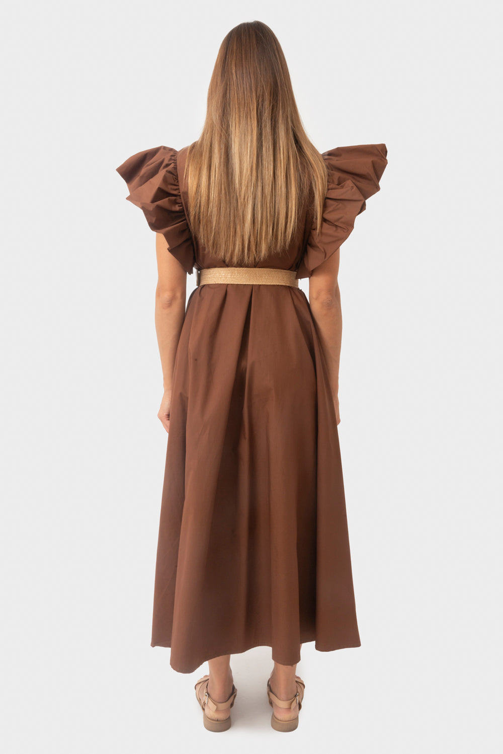 Abito Mocha mousse MATISS - BLR-AB-A3239-C3
