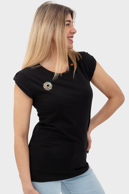 T-shirt Nero OPIUM Milano