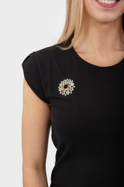 T-shirt Nero OPIUM Milano