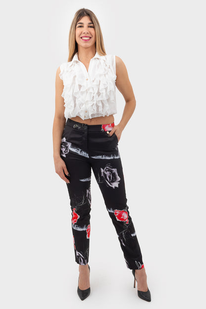 Pantalone Rose/nero OPIUM Milano