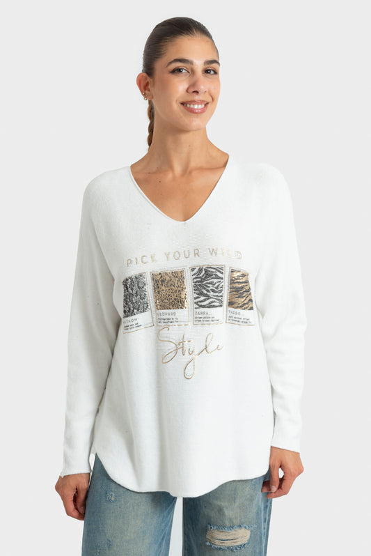 Maglia Bianco MATISS - DLR-MG-802