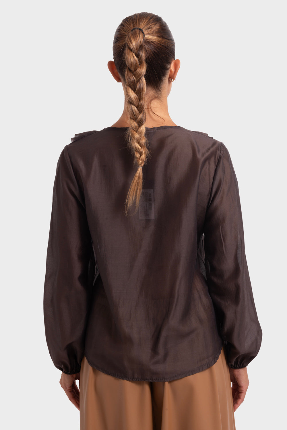 Blusa Mocha mousse MATISS - BLR-BL-H4658-Q7