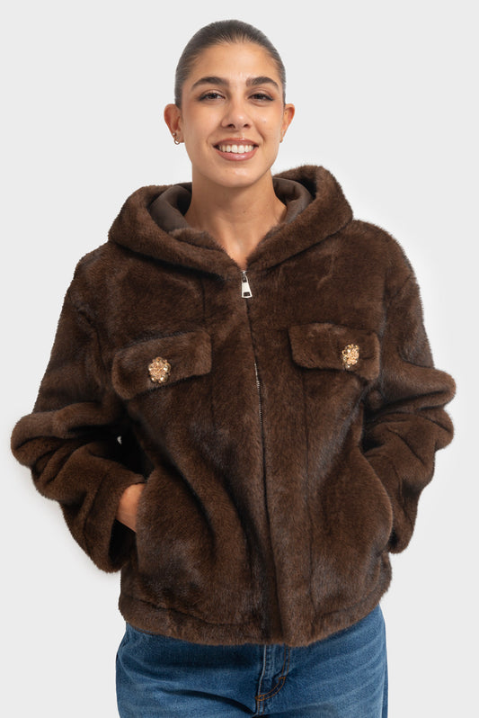 Giubbino Cacao MATISS - BLR-GB-30078