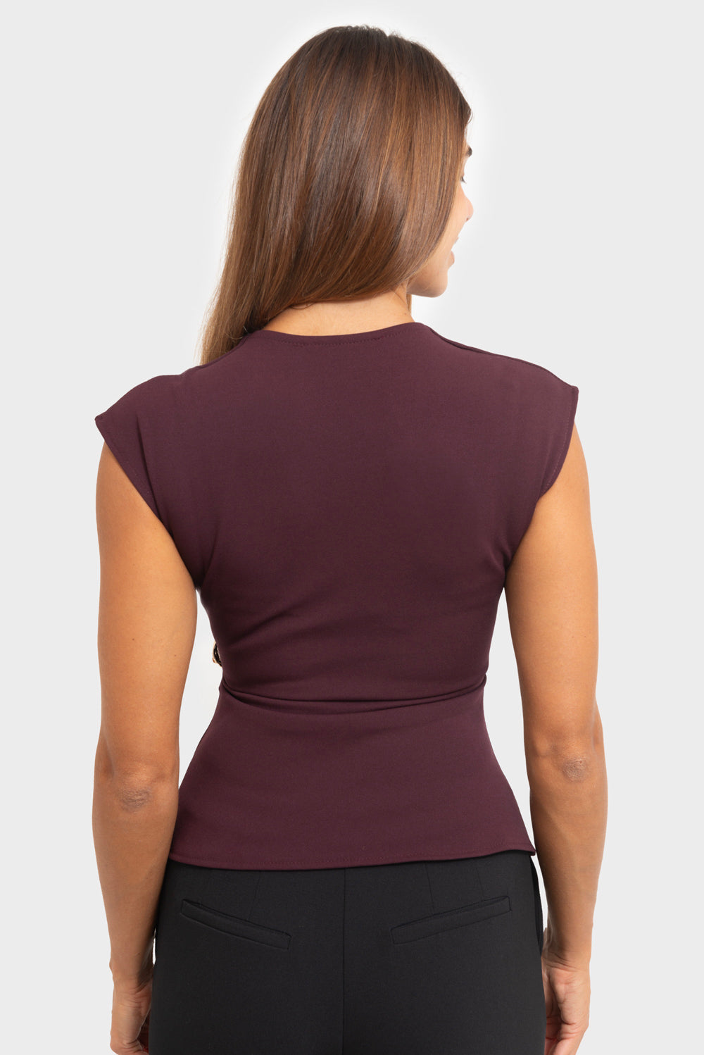 Top Rouge noir MATISS - JWK-TP-71925SM#