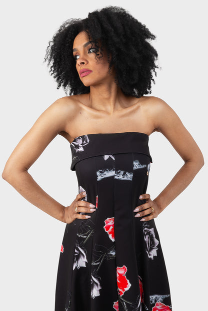 Abito Rose/nero OPIUM Milano