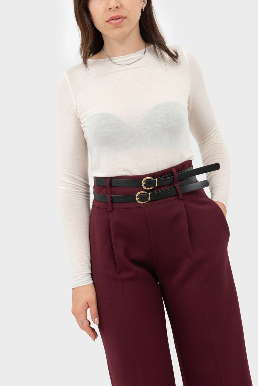 Pantalone Rouge noir MATISS O - VNL-PN-P0453