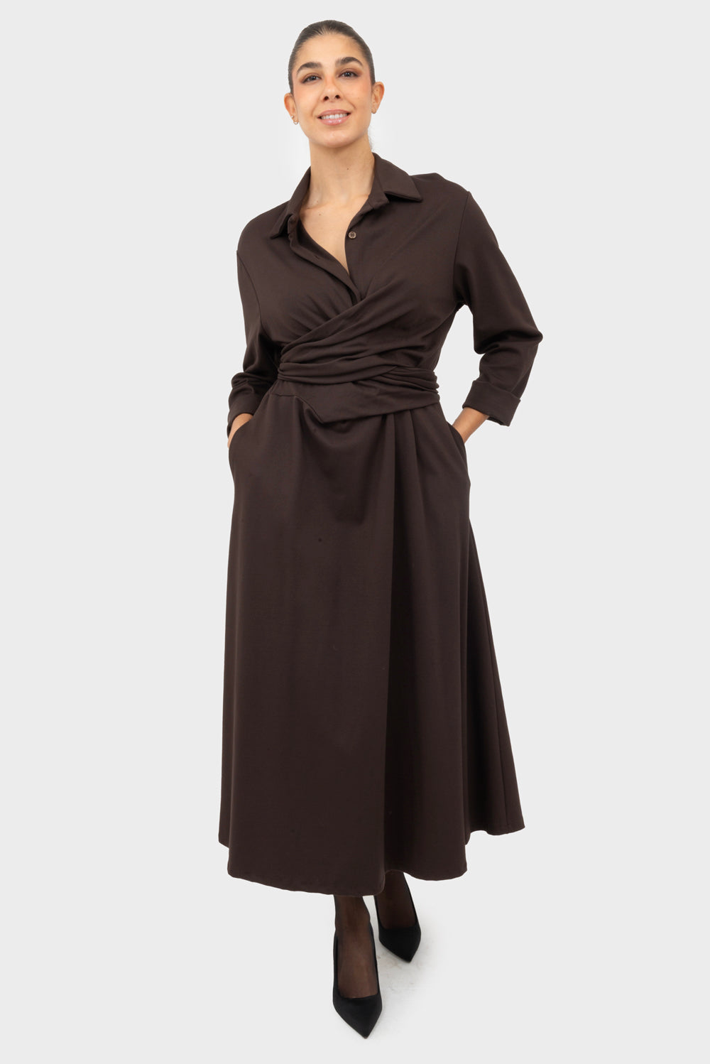 Abito Mocha mousse MATISS O - CLS-AB-5074