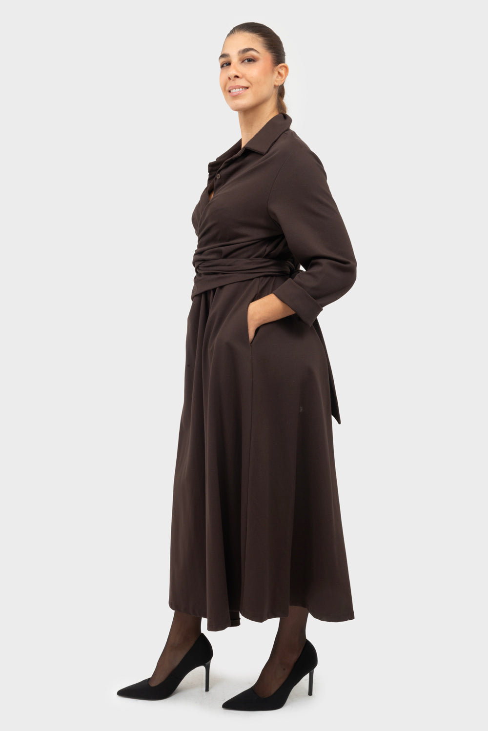 Abito Mocha mousse MATISS O - CLS-AB-5074