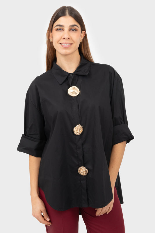 Camicia Nero MATISS O - LMR-CM-36929HPOP