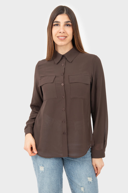 Camicia Mocha mousse MATISS O - BNC-CM-23138