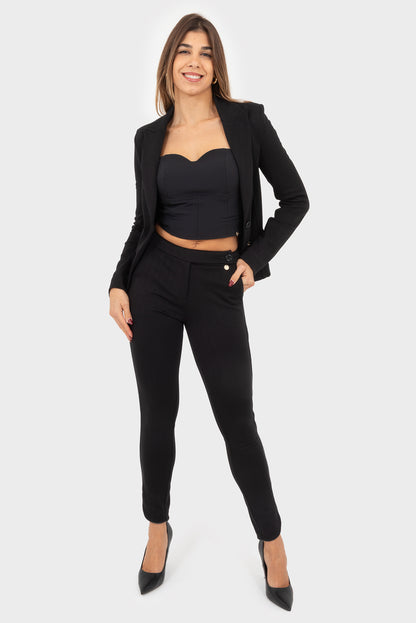 Pantalone Nero OPIUM Milano