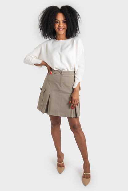 Gonna Verde militare OPIUM Milano