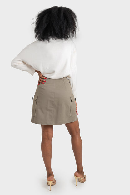 Gonna Verde militare OPIUM Milano