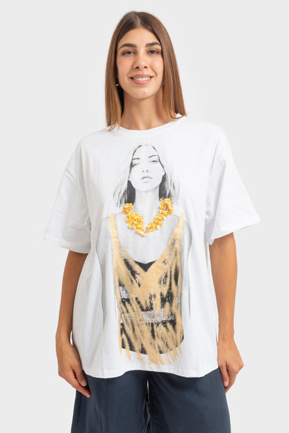 T-shirt Bianco MATISS