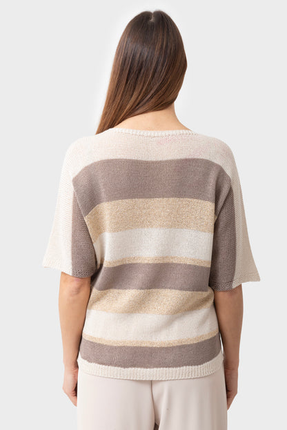Maglia Sabbia-brown-oro MATISS