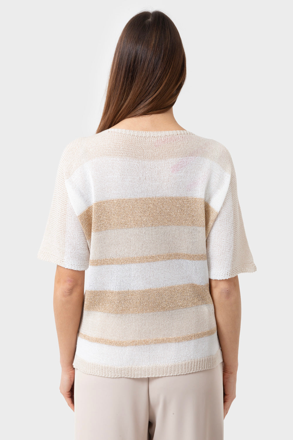 Maglia Sabbia-bianco-oro MATISS
