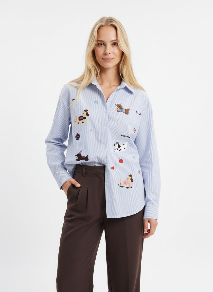 Camicia Celeste MATISS O