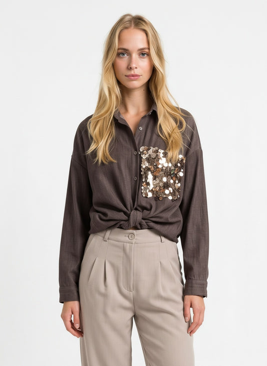 Camicia Cacao MATISS O
